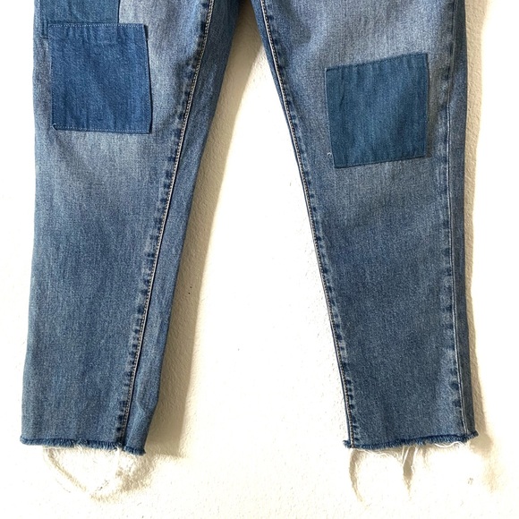 Universal Thread High Rise Boyfriend Jeans Patchwork Size 10 NWOT - Picture 5 of 6